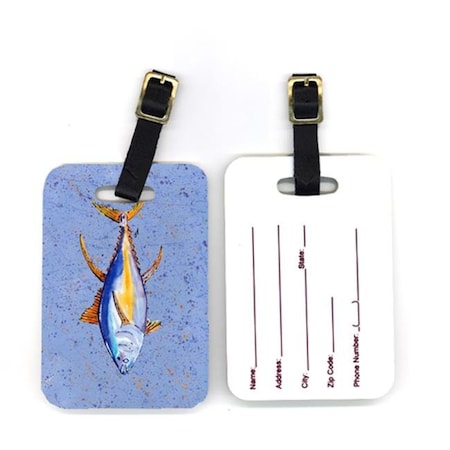 Carolines Treasures Carolines Treasures 8535BT 4 x 2.75 in. Pair of Tuna Fish Luggage Tag 8535BT